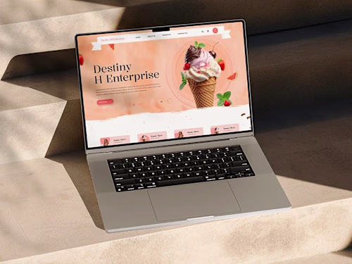 Ice Cream Website — UI