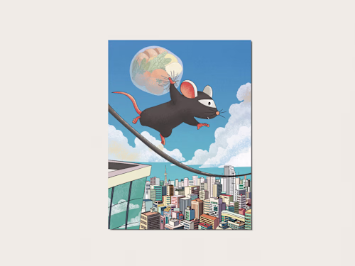 Narrative illustration created for editorial