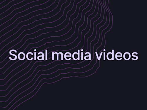 Social media videos
