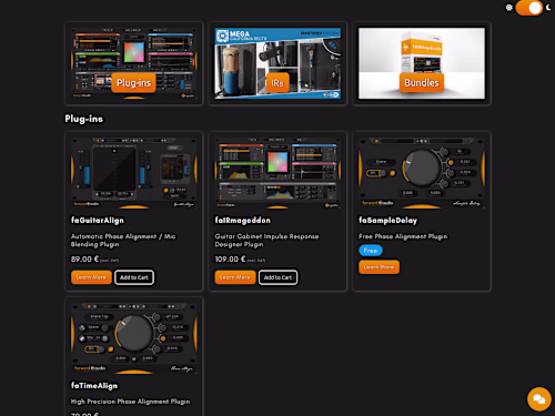 Forward Audio - Nuxt3 ECommerce Site