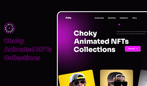 Modern Nft Landing Page Design