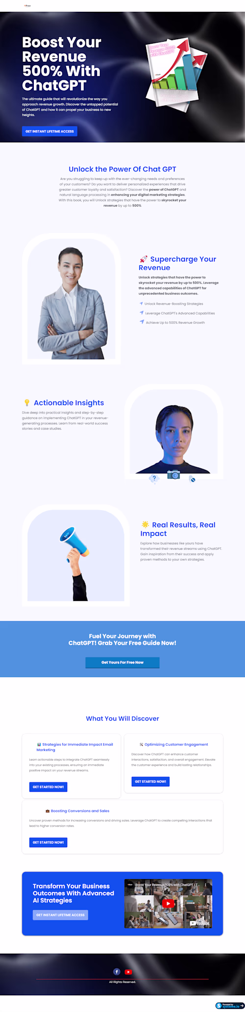 Responsive Website Landing Page for InPress International