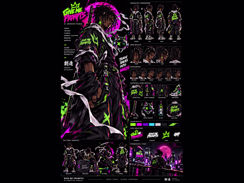 GMP Mascot | Character Concept Board