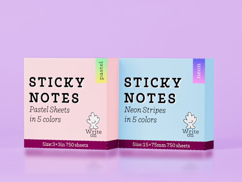 Stationery Fun & Functional Brand Identity + Packaging