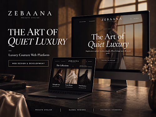 Zebaana Luxury E-Commerce Platform Development