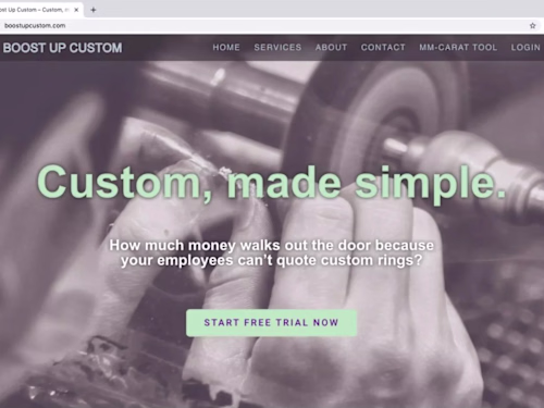 Custom Jewelry Quote Builder with Dynamic Product Logic