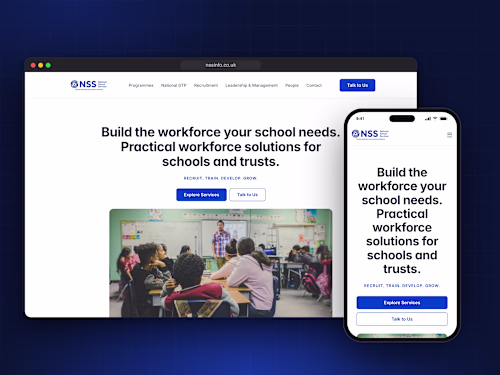 National School Services - Multi-Page Website & CMS Build