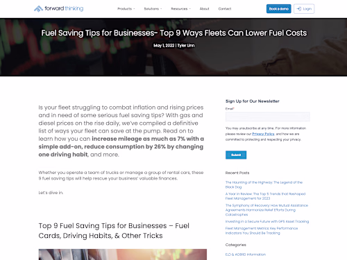 SEO Blog for B2B SaaS Company