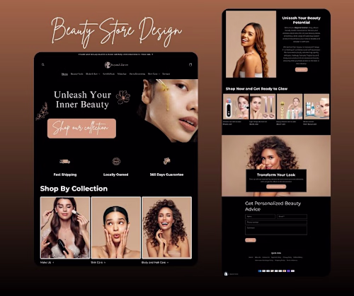 Beauty Website Design