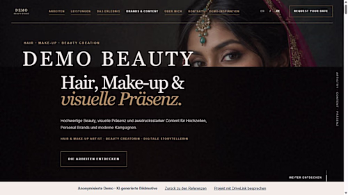 Beauty & Lifestyle WordPress Design Concept