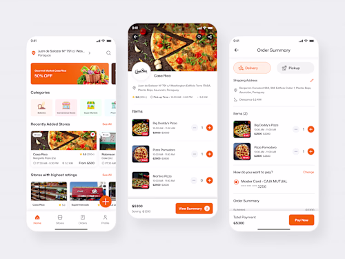 Food Delivery Mobile App UI/UX Design