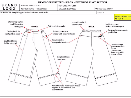 FASHION TECH PACK