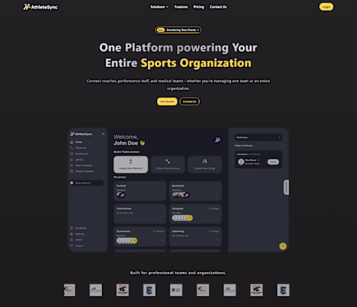 AthleteSync(webflow Development)