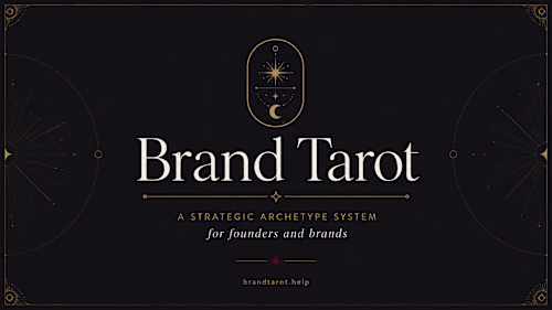 Brand Tarot: Interactive Brand Discovery Tool