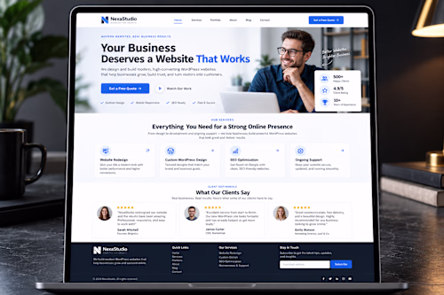 Creative Studio Website Redesign —