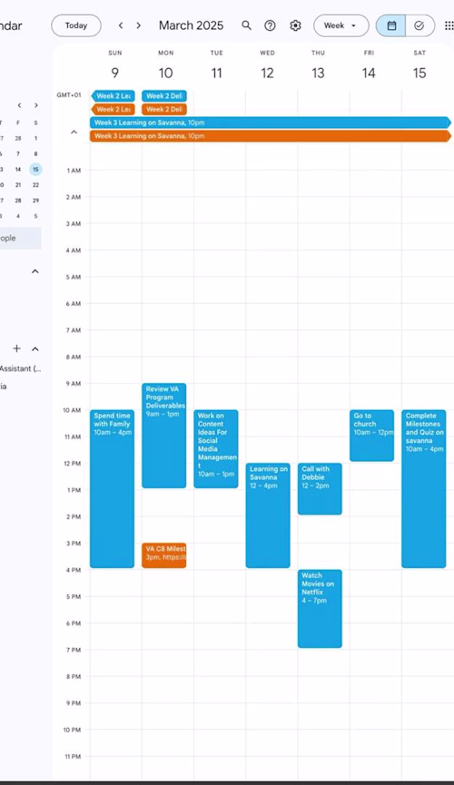 Proactive Calendar Management for Busy Professionals
