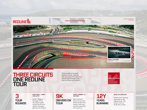 Building a sports/event website template