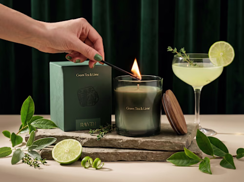 RAWTH Candles Packaging Design
