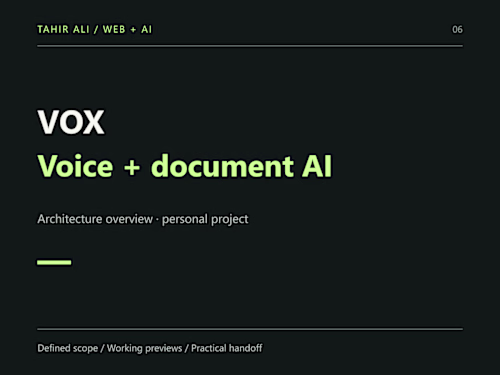 VOX — Multilingual Voice & Document AI Assistant