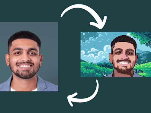 turn photo into pixel art