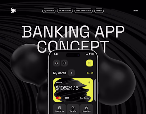 Banking App Design Concept | Ronas IT