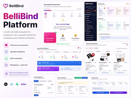 BelliBind is a multi-role SaaS