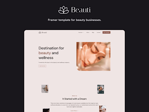 Framer Website Design and Development