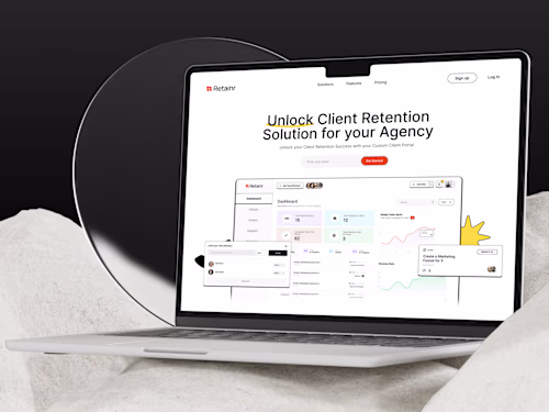Retainr Landing Page | Webflow