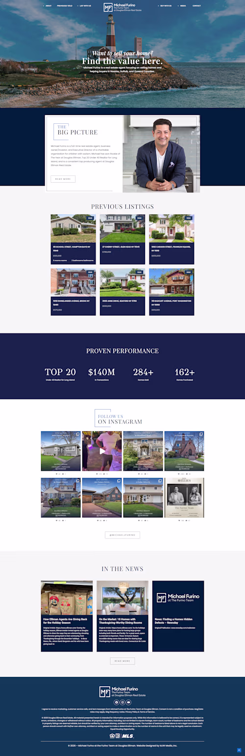 WordPress Real Estate Website Redesign
