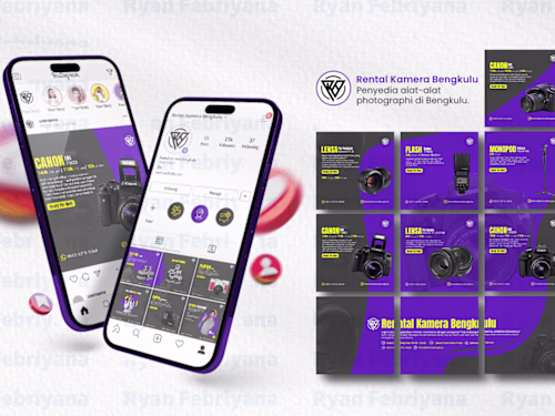 Social Media Design Rent Kamera Bengkulu