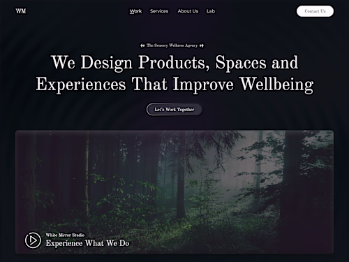 White Mirror Studio - Website design and Webflow Development