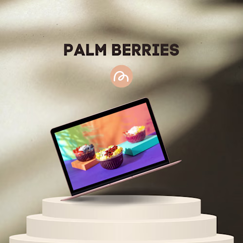 Palm Berries Acai Bowl Landing Page Design
