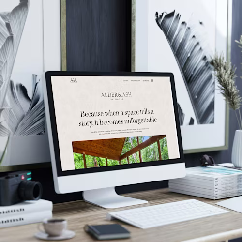 Alder & Ash Interiors Website Development