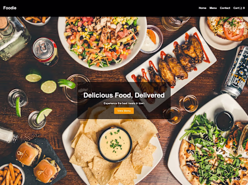 A modern restaurant website built