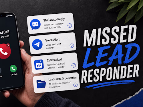 Missed Call Lead Responder