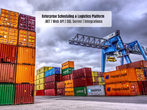 Enterprise Logistics & Scheduling Platform | .NET, APIs & In...