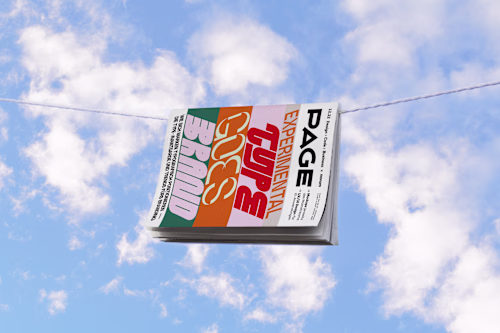 Page Magazine Cover Design