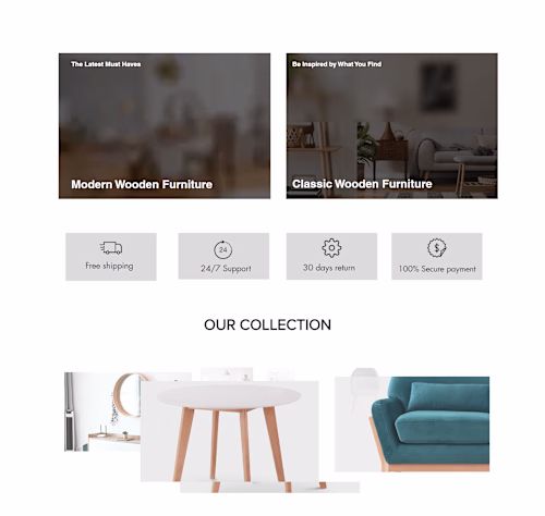 Furniture Craft: Seamless E-Commerce UI Design