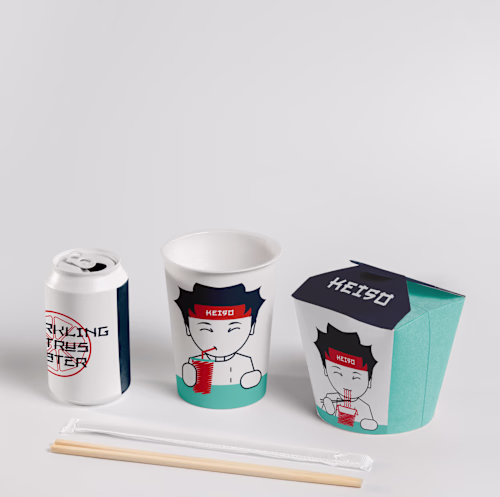 Keiso Brand Identity + Packaging Design | Fast Food
