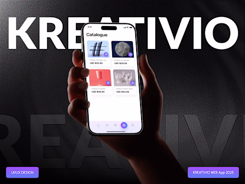 Kreativio is a modern marketplace
