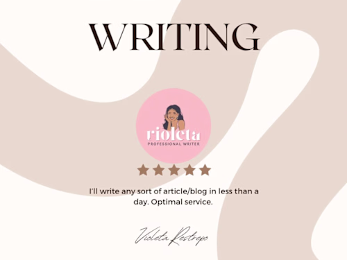 Blog writing