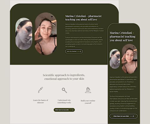 Marina Christofani – 60% conversion rate in 2 weeks
