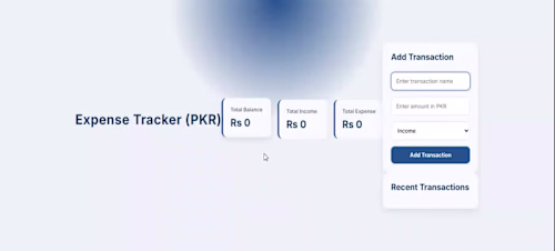 Expense Tracker (PKR)