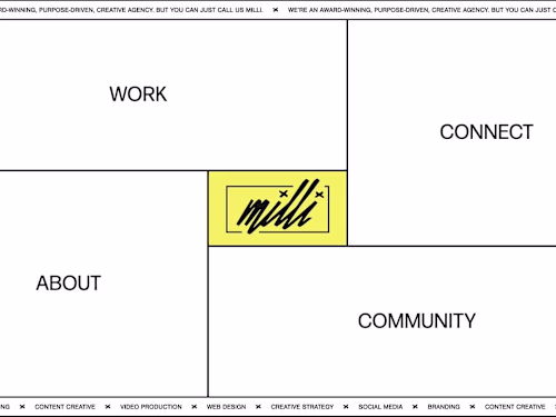 Milli Agency Website