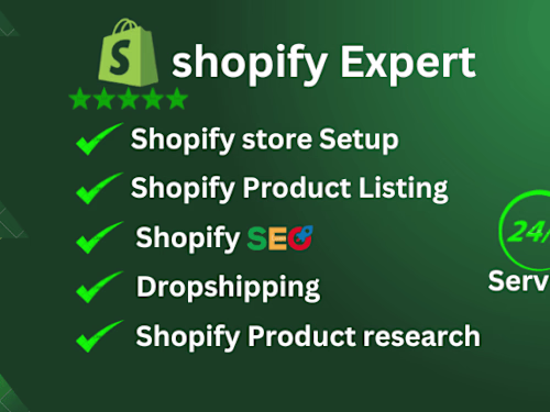 Shopify store manager