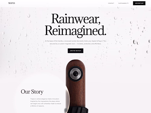 Tropos - AI Visuals & Framer Website Design