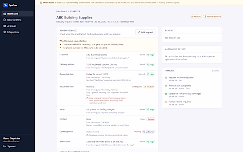 OpsFlow: AI Workflow Automation with