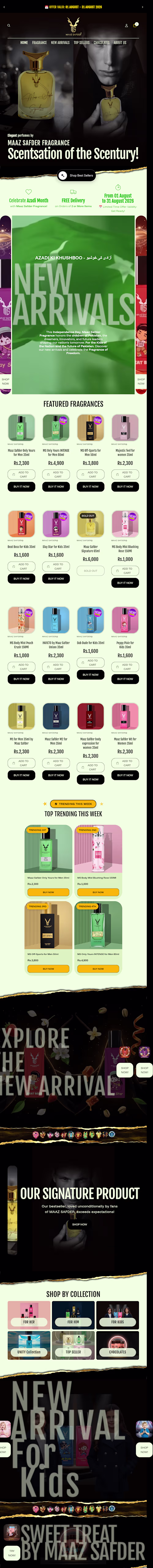 Full-Stack Perfume E-Commerce Website
I developed