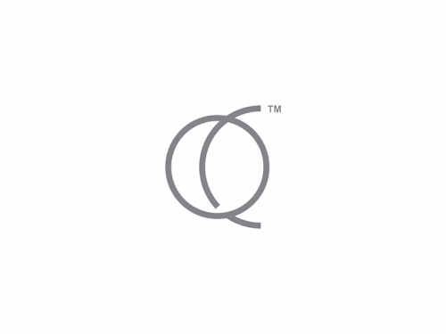 Logo design combining Q + C initials - WIP