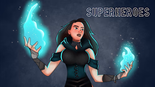 Superhero Characters for Board Game
